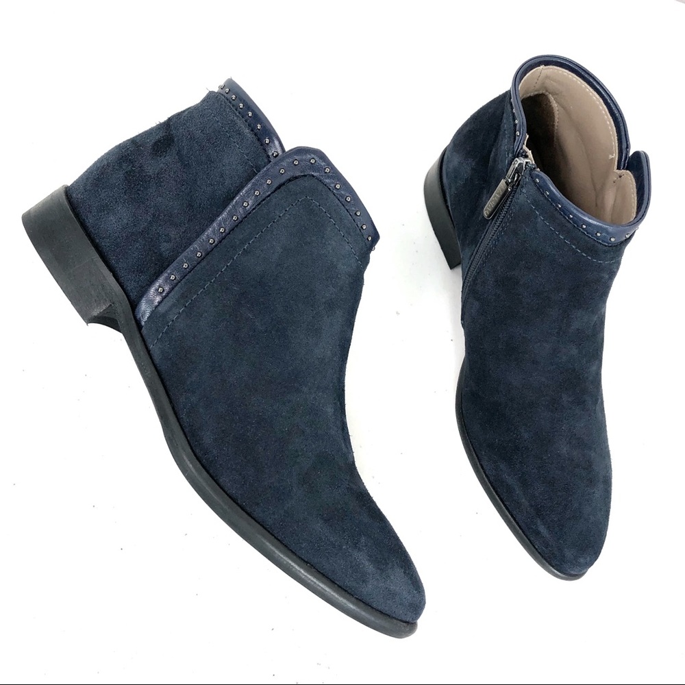 Italeau Handmade in Italy Blue Ankle Boots Size 37